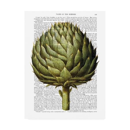 Trademark Fine Art Fab Funky 'Globe Artichoke Print 2' Canvas Art, 18x24 WAG12801-C1824GG